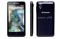 free shipping Original Lenovo p770 phone Dual Core MTK6577T Android 4.1 4.5inch 1GB RAM 4GB ROM dual sim card