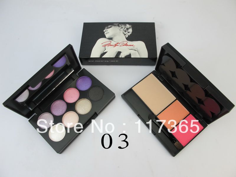 brand name eyeshadow 8colour eye shadow+brush makeup kit make up Cosmetics wholesale(China (Mainland))