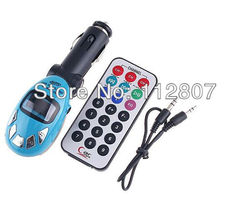 Audio Car mp3 FM Transmitter PLAYER MODULATOR USB SD MMC Slot Free shipping(China (Mainland))