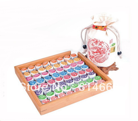 81pcs 9 kinds Flavor Pu er Puerh tea yunnan New quality Puer tea Gift bag Free