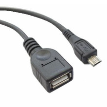 5 Pin Micro USB OTG Host Cable for Tablet PC Smartphone GPS MP3 MP4 PDA China air mail Free Shipping
