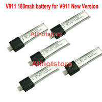 HK POST & tracking number upgrade battery 3.7V 180mAh Lipo Battery FOR WLTOYS 4CH RC V911 HELICOPTER V911-19 free shipping