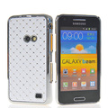 Free shipping Luxury Plated metal edge Bling diamond star hard case cover for Samsung Galaxy Beam I8530 mobile phone cover case