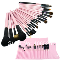 23 Pcs Professional Studio Makeup Brush Set With Pink Case Hot Sell New free shipping 8943