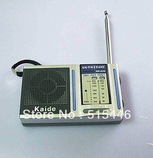 6pcs lot DC 3V Mini Portable AM FM Pocket Radio 2 Bands Receiver