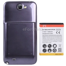6500mAh Replacement Mobile Phone Battery & Cover Back Door for Samsung Galaxy Note II / N7100 (Dark Grey)