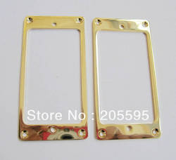 2PCS*Metal Flat Humbucker Pickup Mounting Ring GOLD(China (Mainland))