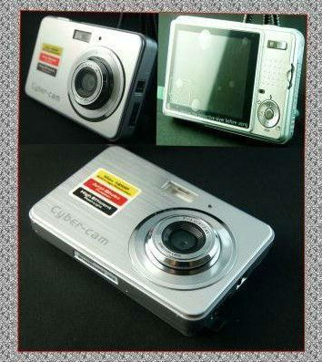 NEW 2 7 digital camera digital zoom 4X ANTI SHAKE Black Silver Red Free shipping