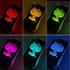Cute Hello Kitty LED Case Cover For iPhone 4 4S Flash light Colors Change Twink + Free shipping
