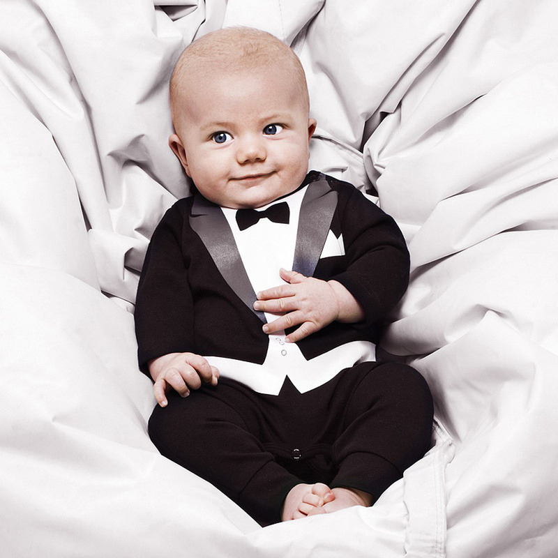 Baby-Romper-baby-boy-s-Gentleman-modelli