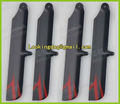 V922, V-922 Main Blades 4X red 04, RC Helicopter Parts, VL922,VL-922