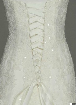 Beaded appliques wedding dresses