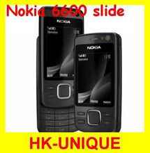 unlocked original nokia 6600S slide 3G network bluetooth mp3 player mobile phones Free Shipping