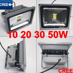 10W 20W 30W 50W 85-265V LED White light Floodlight Waterproof Spot Project outdoor Flood Light Lamp(China (Mainland))