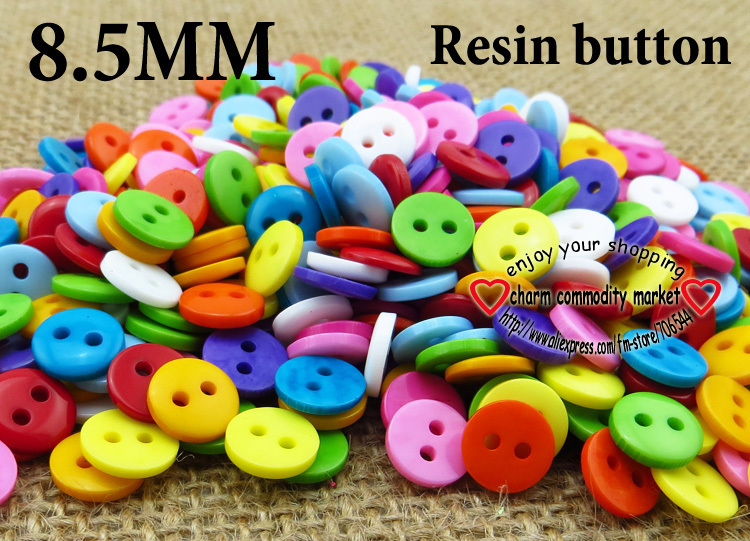 300PCS 8.5MM shirt RESIN button sweater buttons for children sewing crafts cloth accessory R-045