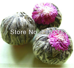 12 pcs blooming flower tea Freeshipping Kinds Handmade Blooming Flower Flowering Green Artistic Tea Ball - HOT ITEM(China (Mainland))