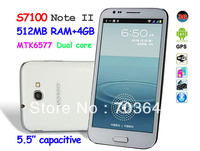 Star S7100 Note II 512MB RAM 3G Smart Phone MTK6577 Dual Core 1.2GHz Android 4.1 5.5" QHD Capacitive Screen GPS WIFI 4GB ROM