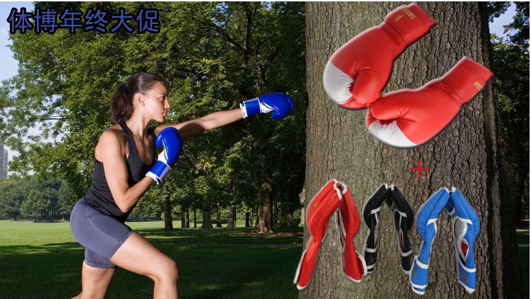 Free delivery / domineering boxing gloves / striking sandbag gloves / adult fist Sanda Taekwondo protectors hand(China (Mainland))