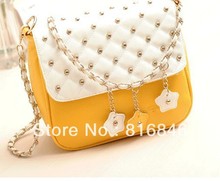2013 New Spring and Summer Women Girls Imports PU Leather Shoulder Bag Fashion Designer Cute Lovely