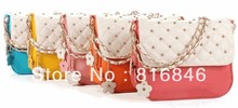2013 New Spring and Summer Women Girls Imports PU Leather Shoulder Bag Fashion Designer Cute Lovely