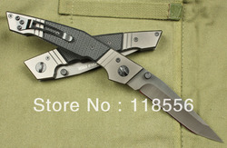 Free Shipping!High Quality Cold Steel Murder Folding Knife,G10 with Double Stainless Steel Handguard Handle Pocket/Gift Knife(China (Mainland))