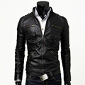 2014 motorcycle punk slim jacket spring apparel coats pilot the new arrival clothing fashion leather england