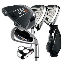 original quality- FT-iQ FT WARBIRD complete set Golf full Clubs(3w+9I+1P)bag-Graphite/Regular(China (Mainland))