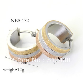  - free-ship-NES172-5pairs-Charm-unisex-jewelry-good-quality-Stainless-Steel-silver-yellow-gold-rose-gold.jpg_350x350