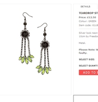 New coming original created gem diamonds drop earring,free shipping