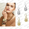 New Fashion metal lock earring  free shipping wholesale/retail