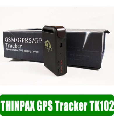 Motorcycle and Bicycle GPS Trackers Thinpax TK102B + Car Charger + USB Cable(China (Mainland))