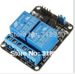 2-channel New 2 channel relay module relay expansion board 5V low level triggered 2-way relay module In stock hot sell(China (Mainland))