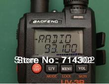free shipping BAOFENG UV 3R II mini two way radio dual band dual display walkie talkie
