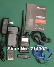 free shipping BAOFENG UV 3R II mini two way radio dual band dual display walkie talkie
