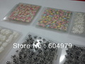 Hot 30 Sheets Design Tip Nail Art Sticker 3D Decal Manicure Mix Color Flower Free Shipping