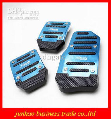 Aluminium Alloy Car Pedal Brake / Gas Pedals Pads Non-slip Running Board Sports For Car With Manual(China (Mainland))