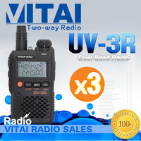 Big Sale! Small Walkie Talkie Baofeng UV-3R Handheld VHF UHF Dual Band Walkie Talkie