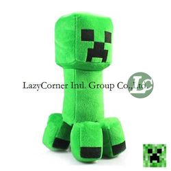 Wholesale 20pcs/Lot Minecraft Game Creeper Fans-Art Soft Plush Toy Stuffted Doll Collection Gift 12" 30cm EMS Free Shipping(China (Mainland))
