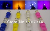 Free shipping 4pcs/lot High bright led auto bulb clearance lights width lamp color light decoration lamp w5