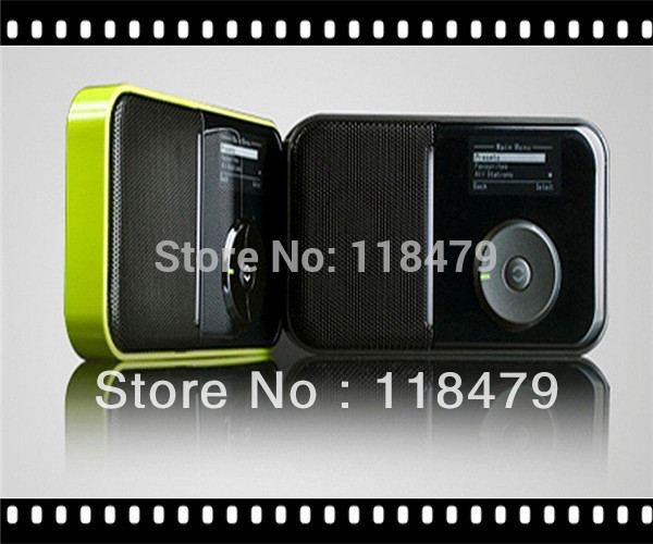 Free Shipping Mini Pocket Digital FM RDS Wireless WiFi Internet Radio Promtion Gift(China (Mainland))