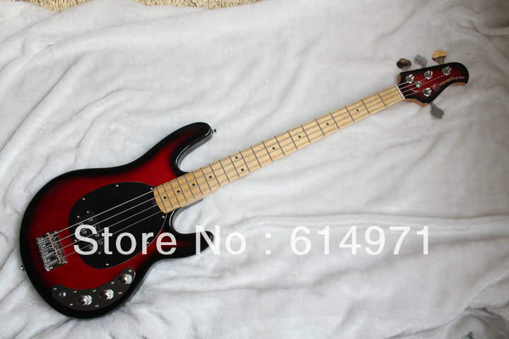 Free Shipping Highest Quality NEW 4 strings bass music stingRay electric bass guitar(China (Mainland))