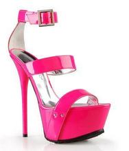 2012 fushia japanned leather hasp sandals banquet high-heeled shoes wedding shoes platform women’s shoes