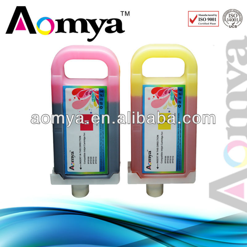 Wide format cartridge for PFI 701 Suitable for Canon IPF 9000 with pigment ink 12colors 700ml