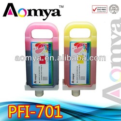 For Canon iPF9000s Wide format cartridge for PFI-701 With pigment ink 700ml 8 colors(China (Mainland))
