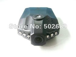 Car black box with 6 IR Led night vision video recorder free shipping H198(China (Mainland))