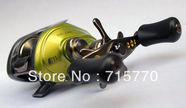 OKUMA SERRANO SR-200 Baitcasting Fishing Reel 10+1BB Baitcaster(China (Mainland))