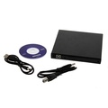 Free Shipping! USB 2.0 DVD CD DVD-Rom SATA External Case Slim For Laptop Notebook(China (Mainland))