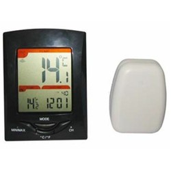 new type home use wireless thermometer, 433Mhz 50m temperature meter, high accuracy sensor large LCD display screen(China (Mainland))