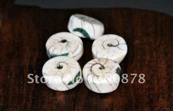 TSB0293 Tibet natural Naga Conch shell oblate beads,16mm,White Tridacna shell charm 15mm(China (Mainland))