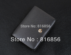 2013 Fashion Brand Genuiner Leather Business ID Name Card Holder Organizer Wallet Bank Credit Card Purse Bag Case Pouch(China (Mainland))
